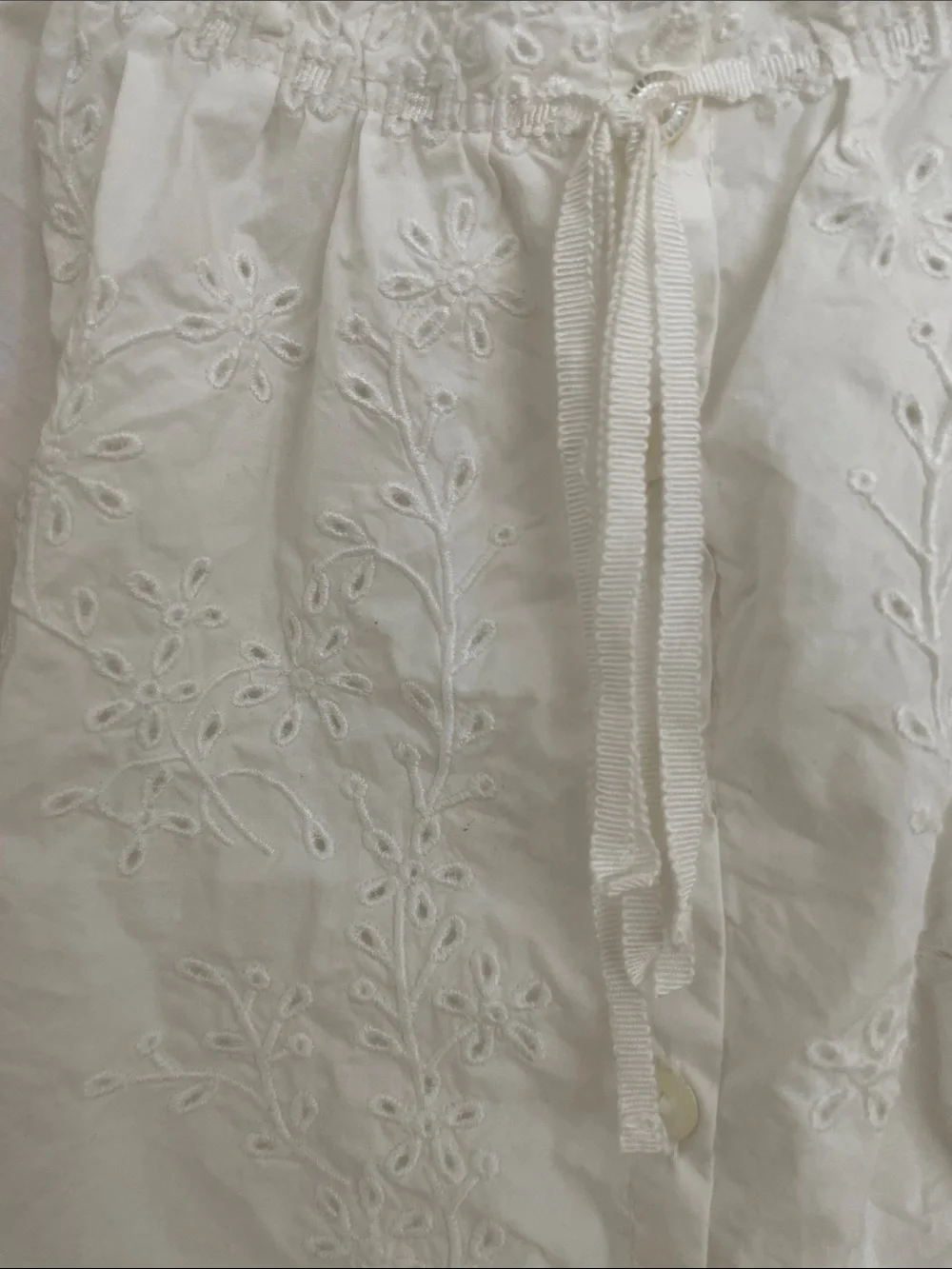 Doen Nera Top in Salt/White